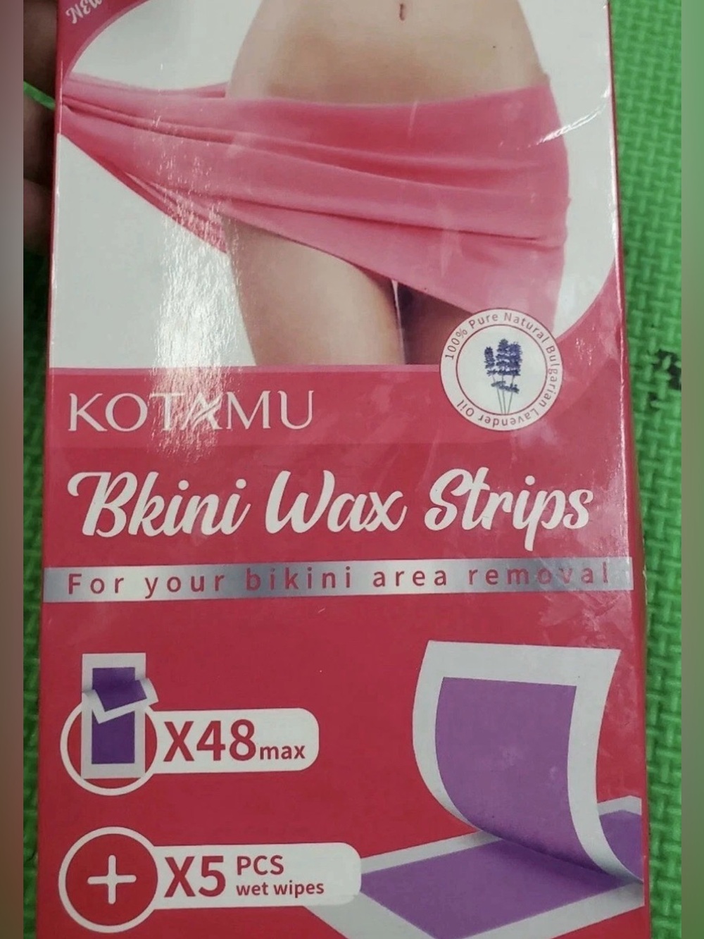 Kotamu bikini wax strips 48 count x5 brand new Lavender Oil